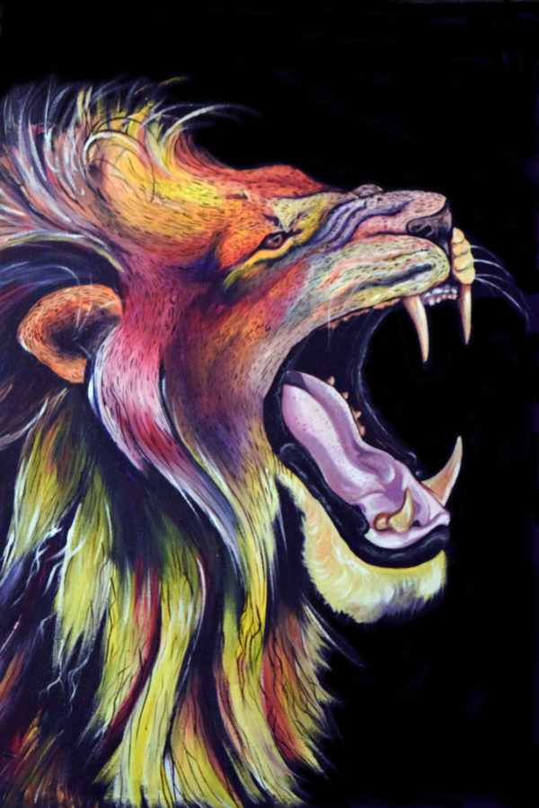 Roaring Lion Print